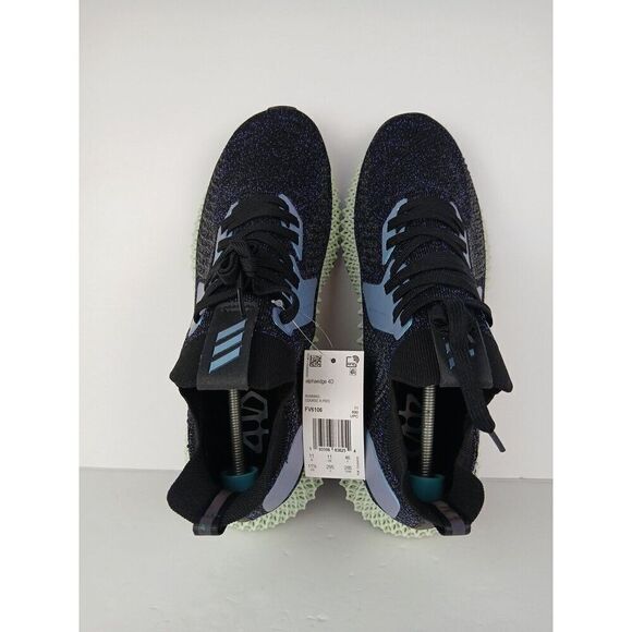 Adidas Alphaedge F4D Black Space Race Men\'s Running Shoes Sz 11.5 (FV6106)